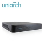NVR 8 Canales Uniarch NVR-108E2-P8 8POE/ Capacidad 1 Disco Duro Hasta 6TB Total/ 1 Salida HDMI 1080P y 1 Salida VGA Simultaneas/ 50 MBPS/ Ultra 265/ P2P Integrado