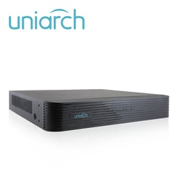 NVR 8 Canales Uniarch NVR-108E2-P8 8POE/ Capacidad 1 Disco Duro Hasta 6TB Total/ 1 Salida HDMI 1080P y 1 Salida VGA Simultaneas/ 50 MBPS/ Ultra 265/ P2P Integrado