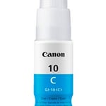 Botella de Tinta Canon GI-10 Cyan, 3391C001AA
