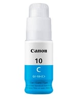 Botella de Tinta Canon GI-10 Cyan, 3391C001AA