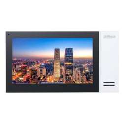 Monitor IP Touch Dahua 7"/ POE Standar/ Llamada en Grupo/ 6 Entradas de Alarma/ 1 Salida Alarma/ Hasta 20 Frentes de Calle, VTH2421FWP
