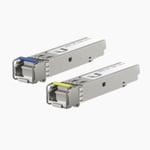 Modulo SFP Ufiber Ubiquiti Transceptor MINIGIBIC Monomodo 1.25 GBPS/ Distancia 3 KM/ un Conector LC, UF-SM-1G-S