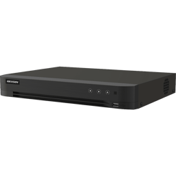DVR 16 Canales TurboHD + 16 Canales IP Hikvision DS-7216HUHI-S2/XT 8MPX/Audio Bidireccional/Reconocimiento Facial/AcuSearch/2 Bahías de Disco Duro/Salida de Video en 4K/H.265+