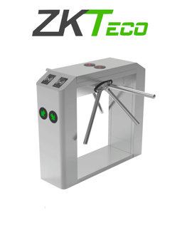 Torniquete Tripode Doble Carril Bidireccional ZKTECO TS2200 PRO/Semiautomatico/Acero Inoxidable/Indicadores LED/110V/Exterior Protegido/Requiere Lectores y Panel
