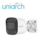 Camara IP Bullet Uniarch IPC-B122-APF28 1080P 2MP/ Ultra 265/ Lente 2.8MM/ IP67/ DWDR/ Mic Incluido/ Digital Defog/ 30 MTS IR/ POE+12VDC