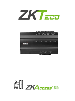 Panel de Control de Acceso ZKTeco InBio160 Black With 3,000 FP/Para 1 Puerta/2 Lectoras/3000 Huellas/Pull SDK