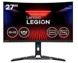 Monitor 27" Lenovo Legion LED/Curvo/VA/HDMI/DP/Color Negro/67B6GAC1LA