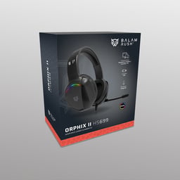 Diadema Audifono C/Microfono Alambrico Balam Rush Orphix II HS699/Over EAR/Bocinas 50 MM/USB/RGB/Color Negro, BR-941181