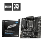 Mb MSI Pro B760m-A Wifi Ddr5 / Socket Lga 1700 / Hdmi / 192Gb / Pcie 4.0 / M.2 / Usb 3.1 / Micro Atx