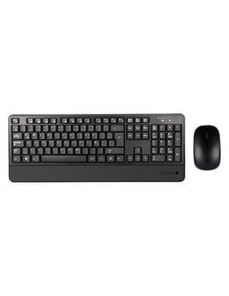 Kit Teclado y Mouse Inalambrico Techzone TZCOMBINA07, 105 Teclas, 1200DPI, USB, Color Negro