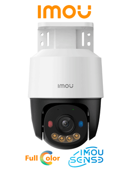Cámara IP PT IMOU PS7F 5MP IPC-PS7F-5M0 5MP/3.6 mm/Audio Bidireccional/Disuasión Activa Mediante Luz Roja y Azul/Soporta MicroSD de Hasta 512GB/AOR Mode/30 m IR/Para Exterior