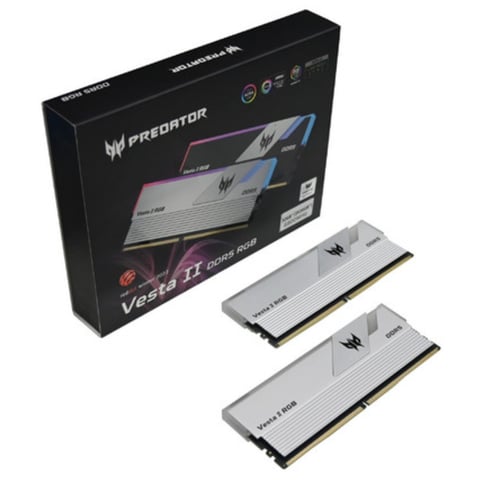 Memoria DDR5 32GB 6000MHz Acer Predator Vesta II (2x16GB) / Plata