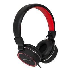 Diadema Naceb Technology NA-0310R 3.5mm color rojo