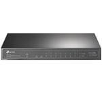 Switch de Escritorio POE+ TP-Link TL-SG1210P 8 Puertos 10/100/1000 MBPS + 1 Puertos 10/100/1000 MBPS (Uplink) + 1 Puerto SFP, 63W, No Administrable