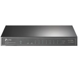 Switch de Escritorio POE+ TP-Link TL-SG1210P 8 Puertos 10/100/1000 MBPS + 1 Puertos 10/100/1000 MBPS (Uplink) + 1 Puerto SFP, 63W, No Administrable