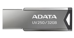 Memoria USB Adata UV250 32GB USB2.0 Plata, AUV250-32G-RBK
