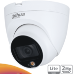 Camara Domo Dahua DH-HAC-HDW1209TLQN-LED Full Color 2MP/ Lente de 2.8MM/ 106°/ Luz Blanca/ 20M/ IP67/ DWDR