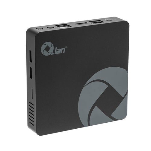 Mini PC Qian QII-07C46-MK, Intel Celeron N3350/ 4GB/ 64GB EMMC/ LPDDR3/ 1.1GHZ/ HDMI/ VGA/ Sin Sistema Operativo