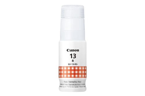 Botella de Tinta Canon GI-13 PIXMA G510/G610 Color Rojo, 4713C001AA