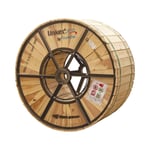 Carrete de 4KM de Fibra Optica Aerea Linkedpro OC-ADSS-12C-S100/4KM (ADSS) G.652D, Monomodo de 12 Hilos, Exterior, Span 100, Loose Tube