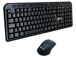 Kit de Teclado y Mouse Inalámbrico Nextep NE-415 USB Negro
