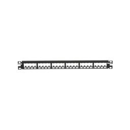 Panel De Parcheo Modular Mini-Com (Sin Conectores) Panduit CP24BLY Plano / Totalmente Blindado / De 24 Puertos / 1UR