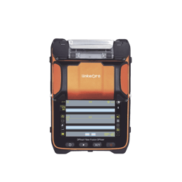Fusionadora de Fibra Optica Multimodo y Monomodo Linkedpro LP-FS-PRO-900, 6 Motores, Alineacion Por Nucleo, OPM + VFL