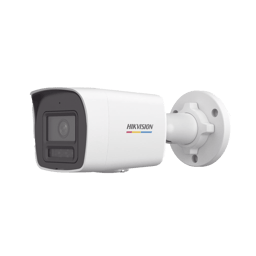 Camara Bala IP Hikvision DS-2CD1027G2H-LIUF 2MPX/Lente 2.8MM/30 MTS IR/Exterior IP67/WDR 120 DB/POE/Micro SD