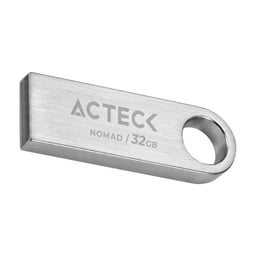 Memoria USB 2.0 32GB ACTECK Nomad Metal MUF-32000 Plata Metálica