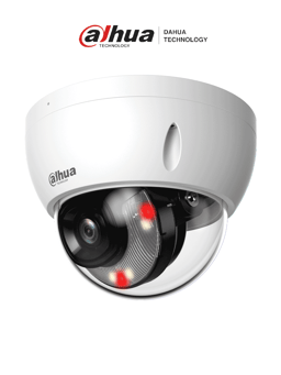 Cámara IP Domo TurboHD Dahua DH-IPC-HDBW2649EP-S-IL 6MPX/2.8MM/IR 30MTS/IP67/MicroSD/Blanca