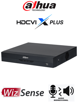 DVR 16 Canales Dahua DH-XVR5116HS-I3/T/5MPX Lite Con WIZSENSE/DCVI X PLUS/Audio Bidireccional/Hasta 16 Canales IP/Reconocimiento Facial/Proteccion Perimetral en 1 Canal/SDM PLUS/H.265+/Compatible Con DOLINK CARE