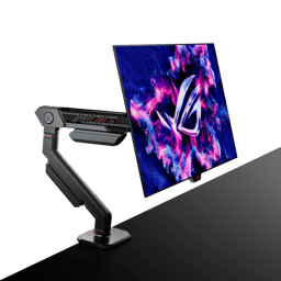 Monitor 26.5" ASUS PG27AQDM-R con OLED/2xHDMI/DP/2560X1440/G-SYNC/FreeSync/240Hz/0.03ms/Brazo Incluido/Negro