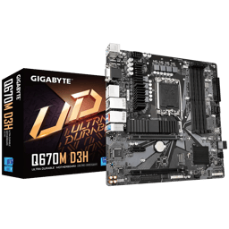 MB Gigabyte Q670M D3H / Socket LGA 1700 / DDR5 / 128GB / HDMI / PCIe x16 / M.2 / USB / Micro ATX