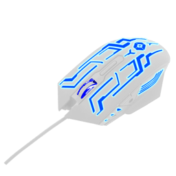 Mouse Gamer Perfect Choice Vortred Legacy V-930587, Optico Alambrico, USB, Izquierdo, 3600DPI, Blanco