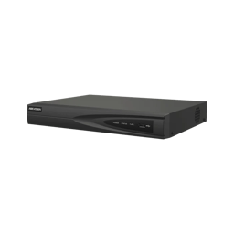 NVR IP Hikvision DS-7604NI-Q1/4P(E) de 4 Canales / 8 MP / 4 Puertos PoE+ / Compatible con AcuSense / HDMI 4K / 1 Bahía HDD / PoE Extendido 300 m