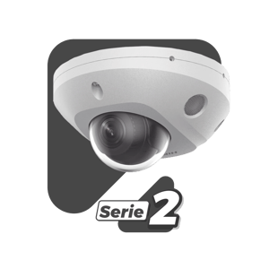 Cámara Mini Domo IP Hikvision DS-2CD2543G2-LIS2U 4MP / 2.8 mm / IR 30 m + Luz Blanca 30 m / Micrófonos Integrados / AcuSense / AcuSeek / WDR 120 dB / IP67 / IK08 / PoE / ONVIF / MicroSD