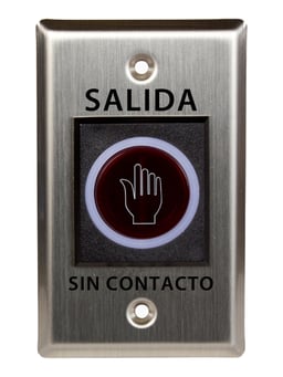 Botón de Salida ZKTECO Z11 sin Contacto Salidas NC y NO/ Rango de Detección Hasta 10 CM, TLEB102