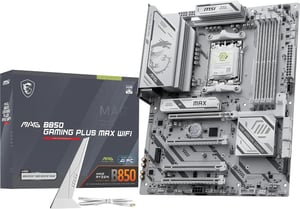 Tarjeta Madre MSI MAG B850 GAMING PLUS MAX WIFI AM5/DDR5/DisplayPort/PCI Express/Wi-Fi/Formato ATX