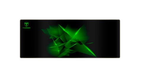 Mousepad T-DAGGER Geometry L T-TMP301 780X300MM/ Speed/ Resistente al Agua/ Color Negro-Verde