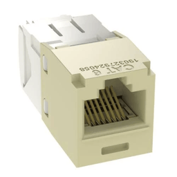 Conector Jack RJ45 Estilo TG Panduit CJ688TGEI Mini-Com/Categoría 6/de 8 Posiciones/8 Cables/Marfil