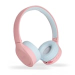 Diadema Audifono Inalambrica Ghia N2 HIFI Sound GAC-182B Bluetooth Manos Libres Rosa/ Blanco