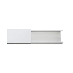 Canaleta THORSMAN 5301-01260 35X17 MM TRAMO 2.5M SIN DIVISIÓN BLANCO