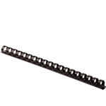 Paquete con 25 Piezas Arillo Fellowes 3/8" 75 Hojas Negro, 52322