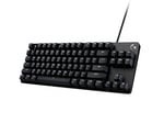 Teclado Alambrico Logitech G413 TKL SE 920-010442, USB, Negro, Ingles