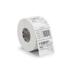 Rollo de Etiquetas de Seguridad Zebra 8000T Void Gloss 50.8 × 25.4 mm, Poliéster Blanco, Transferencia Térmica, 3,000 Etiquetas – 10023259