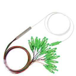 Splitter PLC (Divisor Óptico) Enson ENS-PLC1X16 Con Conectores SC APC 1x16 Fibra Óptica Monomodo