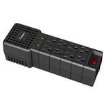 Regulador de voltaje ABLEREX AB-R1208N, 1200VA/600W, 120VAC, 8 tomas.