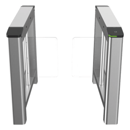 Kit de Torniquetes Swing Izquierdo y Derecho Hikvision DS-K3B220LX-LR/PG-DP90 para 4 Pares de IR/Carril de 90CM/Bidireccional/Preparación para Instalar Terminal Facial con Montaje DS-KAB6ZU1 (No Incluidos)/3,000,000 MCBF