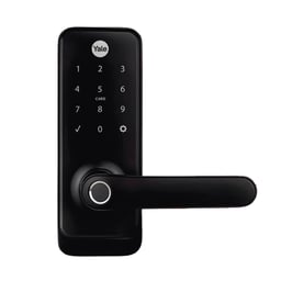 Cerradura Digital Yale MX81865 YMC300 + Hub / Huella Digital / Tarjeta De Proximidad / Código / Negro