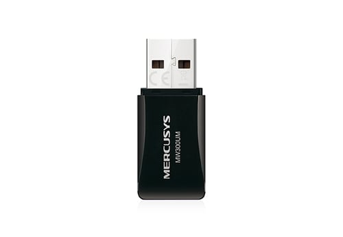 Tarjeta de red inalámbrica mini USB Mercusys MW300UM 802.11N 300MBPS